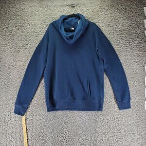 Zyia Active Top Womens XXL Navy Blue Oh So Soft Fleece Scuba Hoodie *NWT*